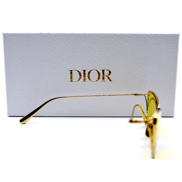NEW DIOR MISSDIOR B1U H4C GOLD YELLOW AUTHENTIC SUNGLASSES - Picture 10 of 13